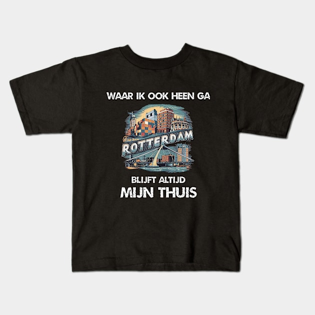 Rotterdam stadsdeel ville Kids T-Shirt by ETTAOUIL4